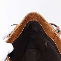 Gucci Vintage Ring Tote GG Canvas with Leather