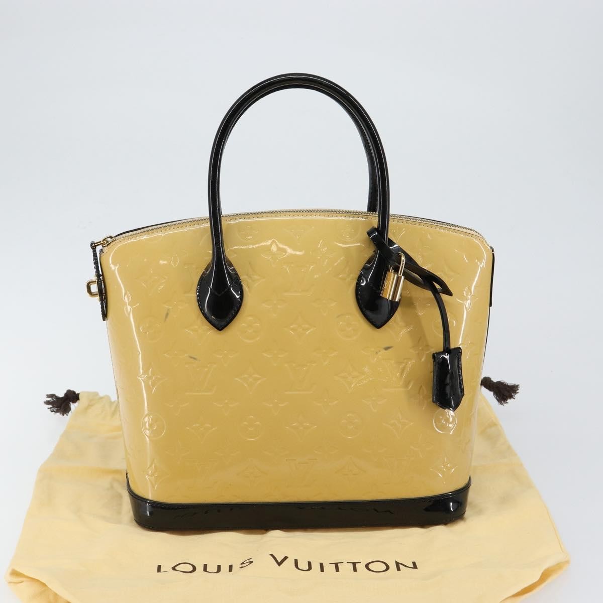 Louis Vuitton Lockit Handbag Monogram Vernis