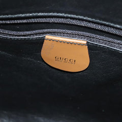 Gucci Vintage Bamboo Handle Bag Patent leather