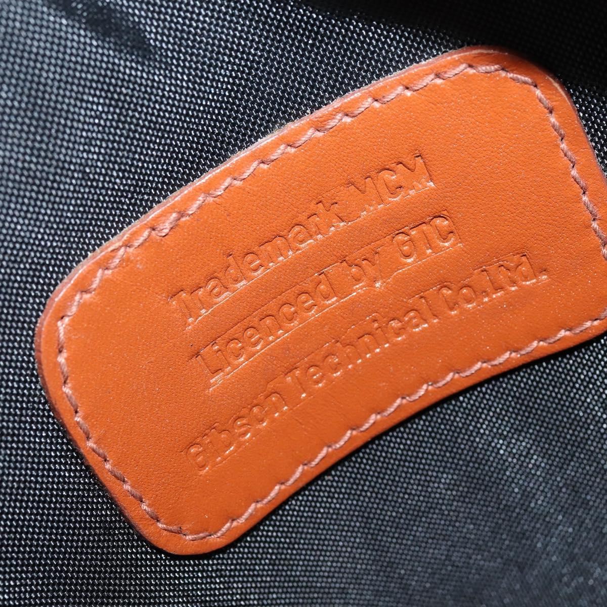 MCM Visetos Handbag Canvas and Leather