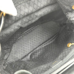 Gucci Vintage Bamboo Backpack Suede