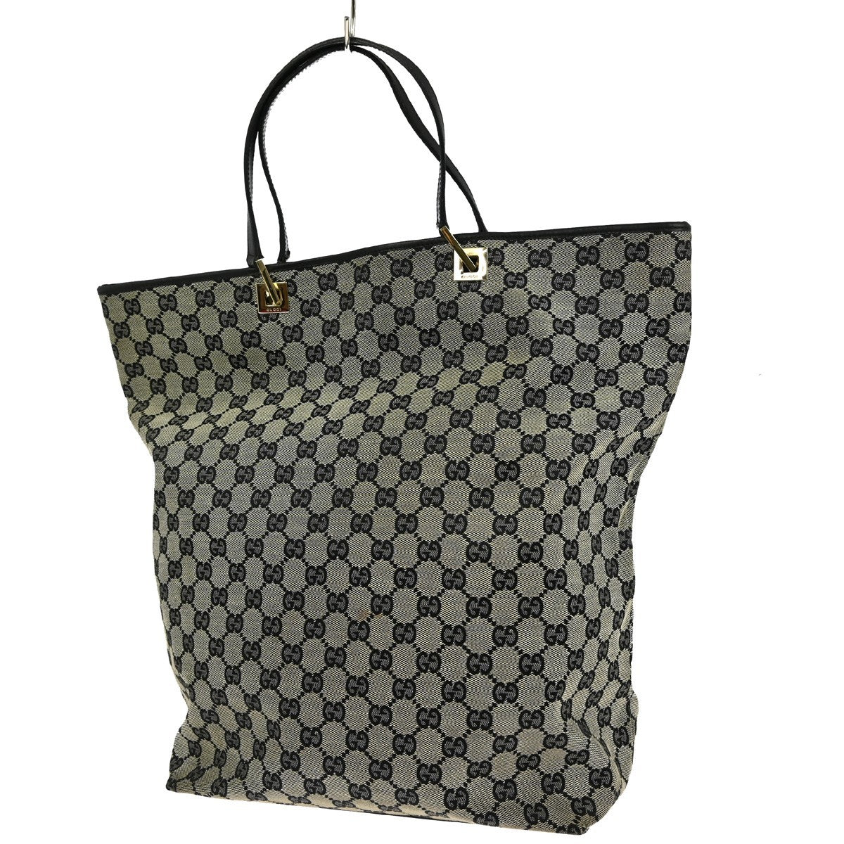 Gucci Vintage Bucket Shopping Tote GG Canvas