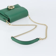 Gucci Interlocking Chain Crossbody Bag Leather