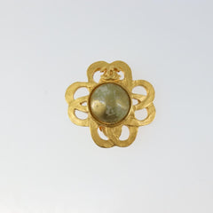 Chanel CC Hoop Clip-On Earrings Metal