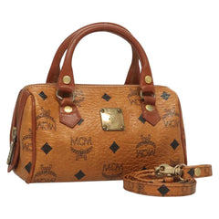 MCM Visetos logogramme Handbag Canvas and Leather