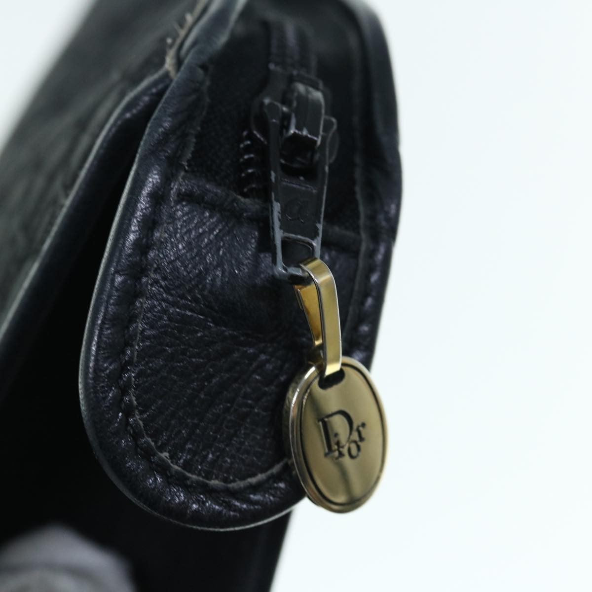 Christian Dior Vintage Trotter Pouch Diorissimo Canvas