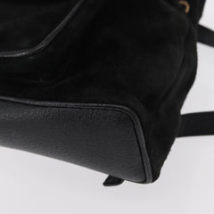 Gucci Vintage Bamboo Backpack Suede