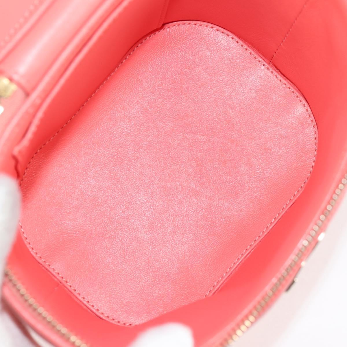 Chanel Classic Top Handle Vanity Case with Chain Quilted Lambskin