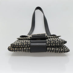 Fendi Buckle Flap Shoulder Bag Zucchino canvas