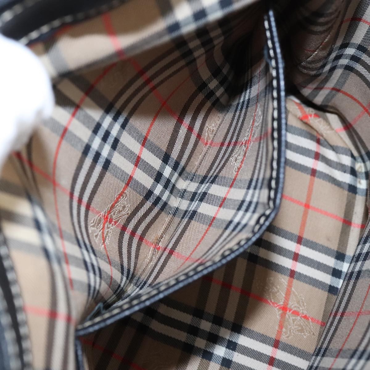 Burberry Handle Tote Leather