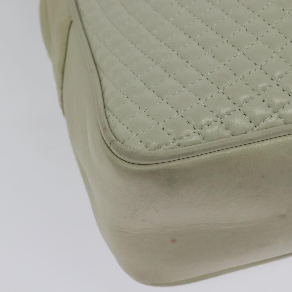 Bally Vintage Chain Shoulder Bag Quilted Leather