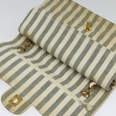 Chanel Vintage Classic Double Flap Bag Quilted Denim