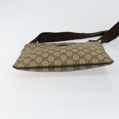 Gucci Flat Messenger Bag GG Canvas