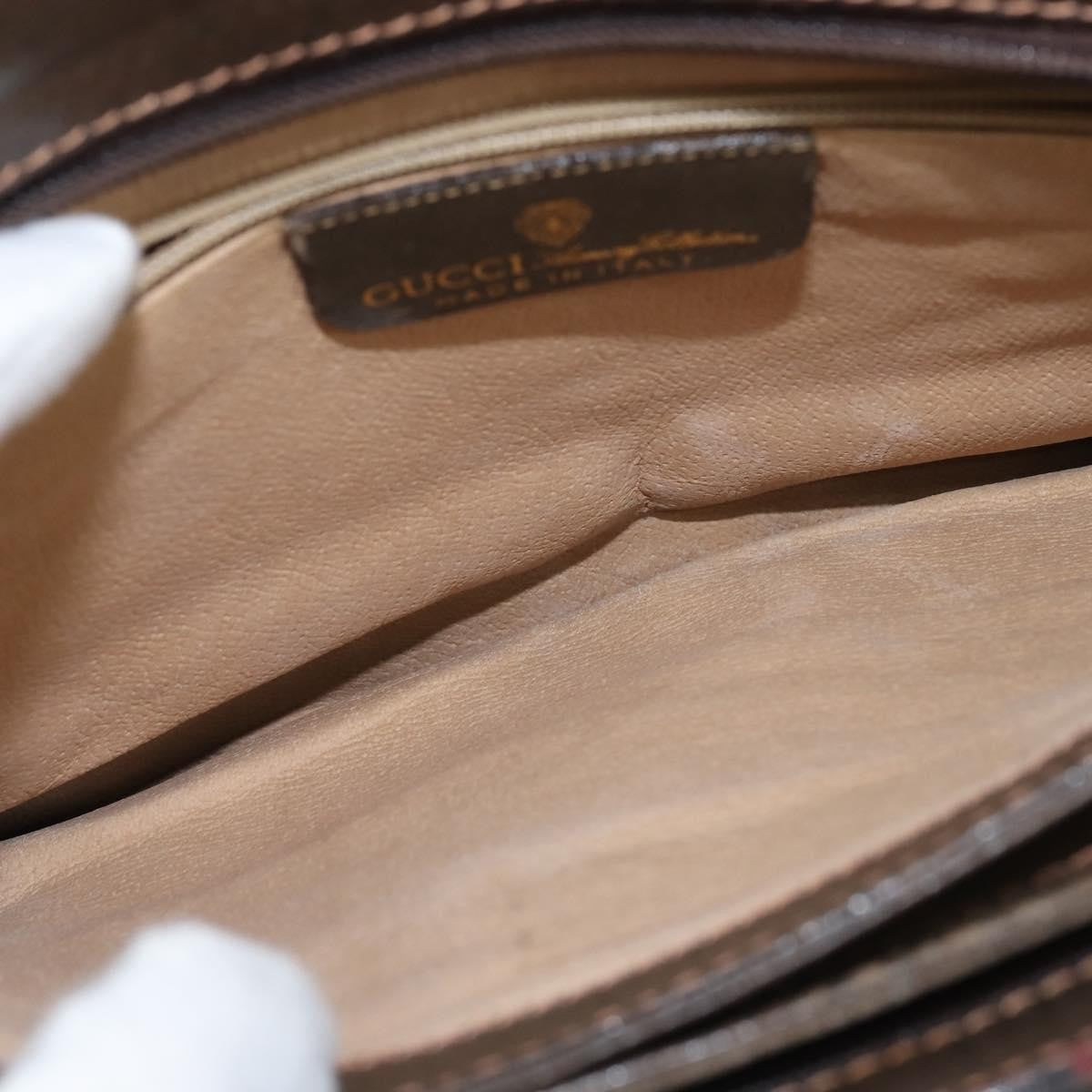 Gucci Ophidia Zip Shoulder Bag GG Coated Canvas