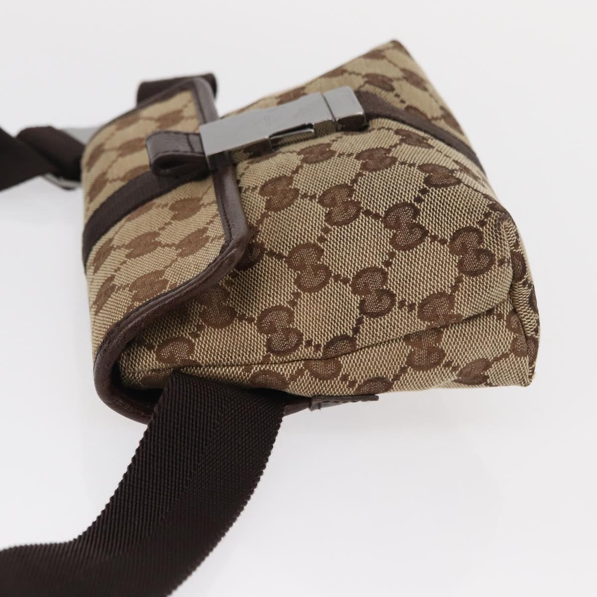Gucci Buckle Belt Bag GG Canvas