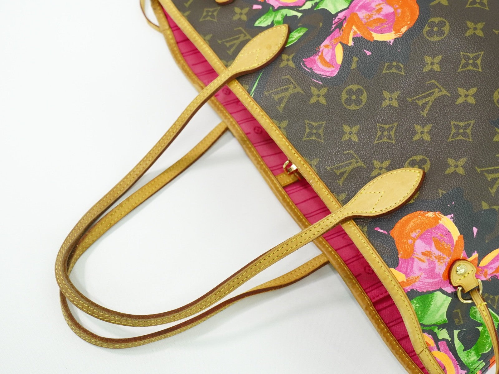 Louis Vuitton Neverfull Tote Limited Edition Monogram Roses