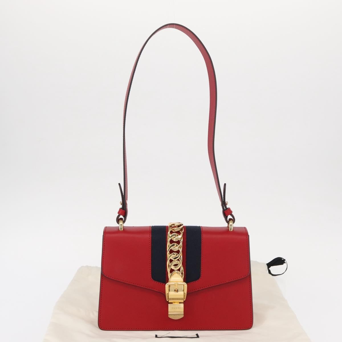 Gucci Sylvie Shoulder Bag Leather