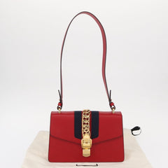 Gucci Sylvie Shoulder Bag Leather