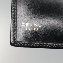 Celine Circle Logo Compact Wallet Leather