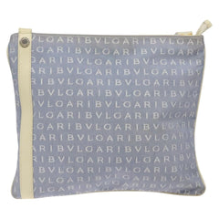 Bvlgari B.Zero1 Logomania Bag Canvas with Leather