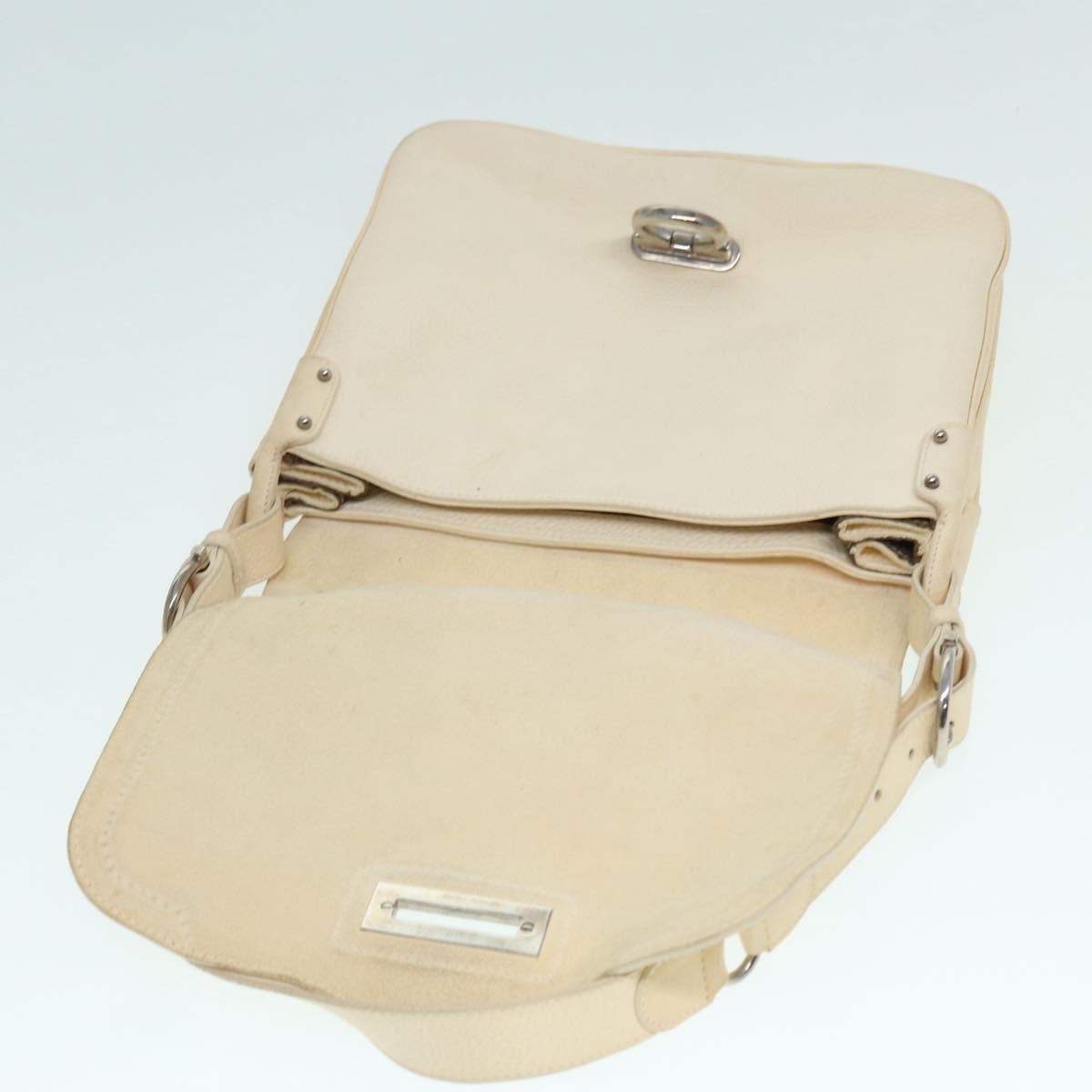 Salvatore Ferragamo Gancini Shoulder Bag Leather