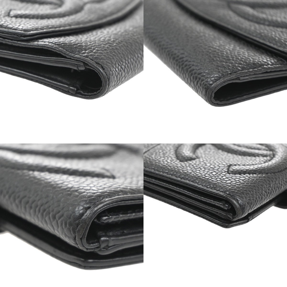 Chanel Timeless Trifold Wallet Leather