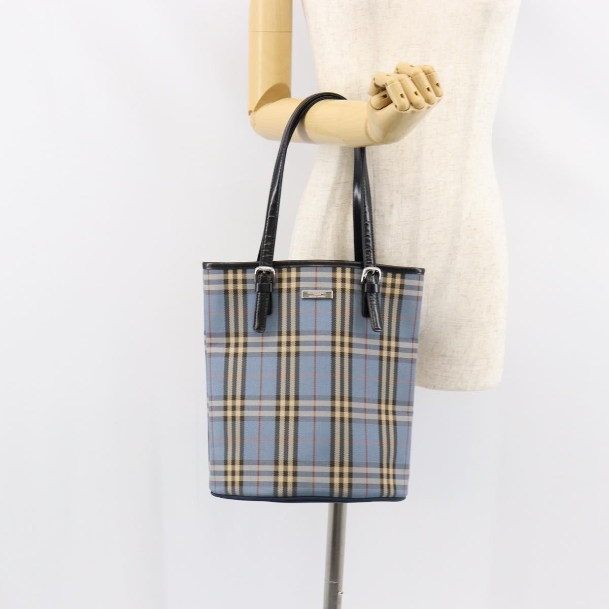 Burberry Blue Label Tote Bag Canvas