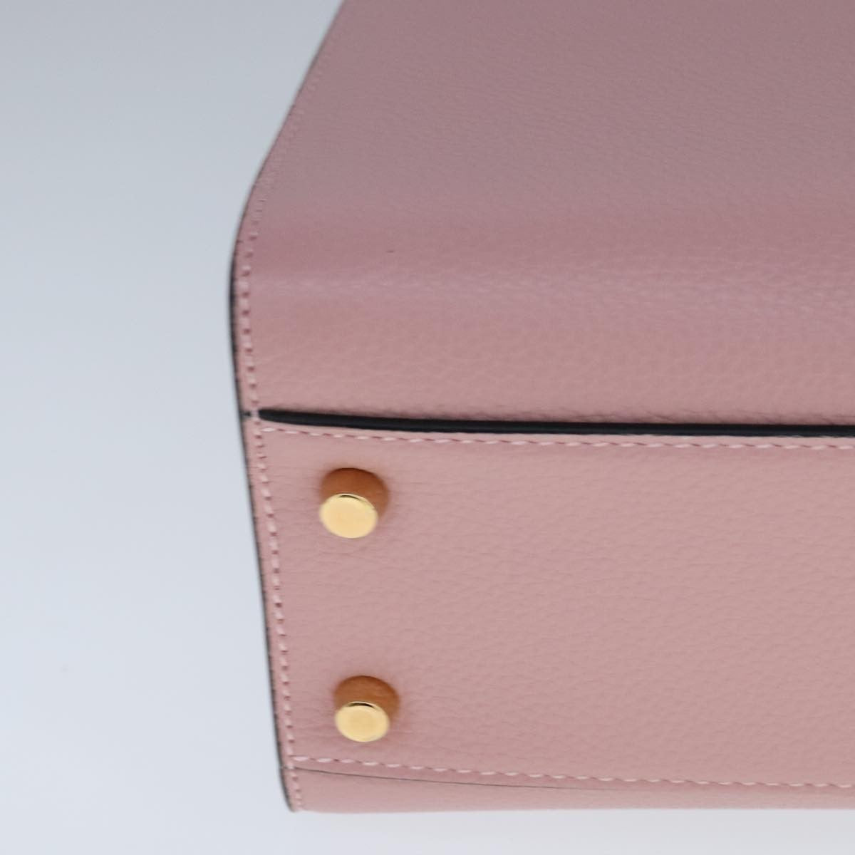 Versace Virtus Front Pocket Tote Leather