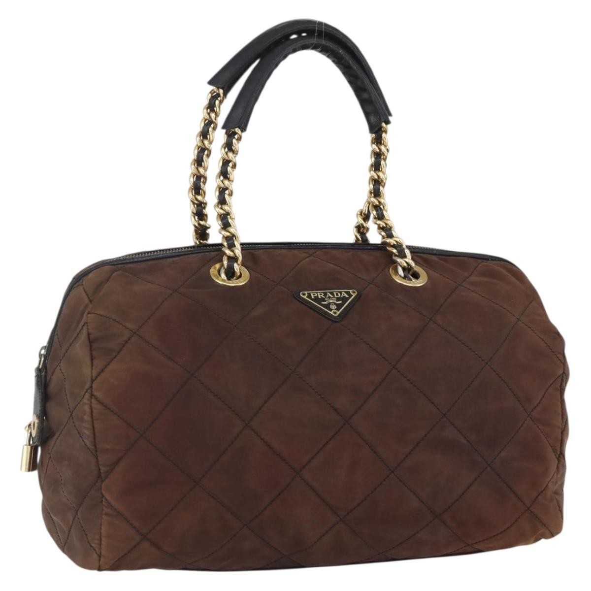 Prada Vintage Chain Handbag Tessuto