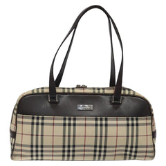 Burberry Nova Check Bowling Bag Canvas