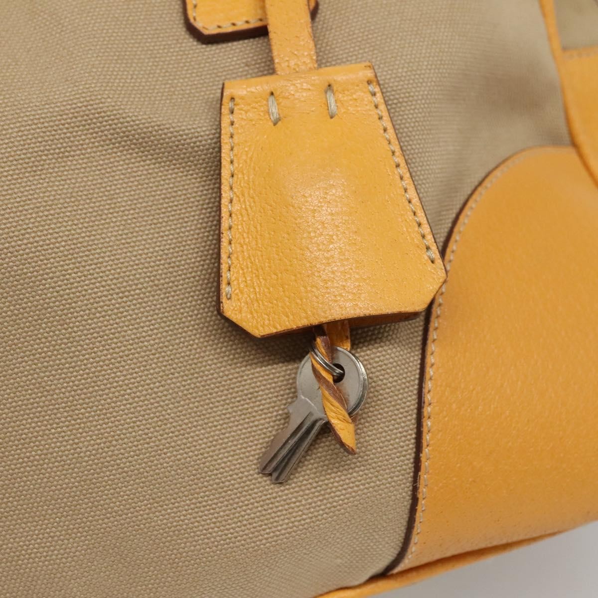 Prada Bauletto Bag Canvas with Leather