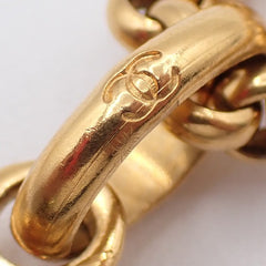 Chanel CC Heart Pendant Necklace Metal