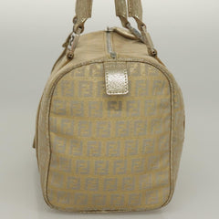Fendi Boston Bag Zucchino Lurex Canvas