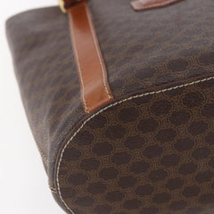 Celine Vintage Macadam Tote bag Canvas and Leather