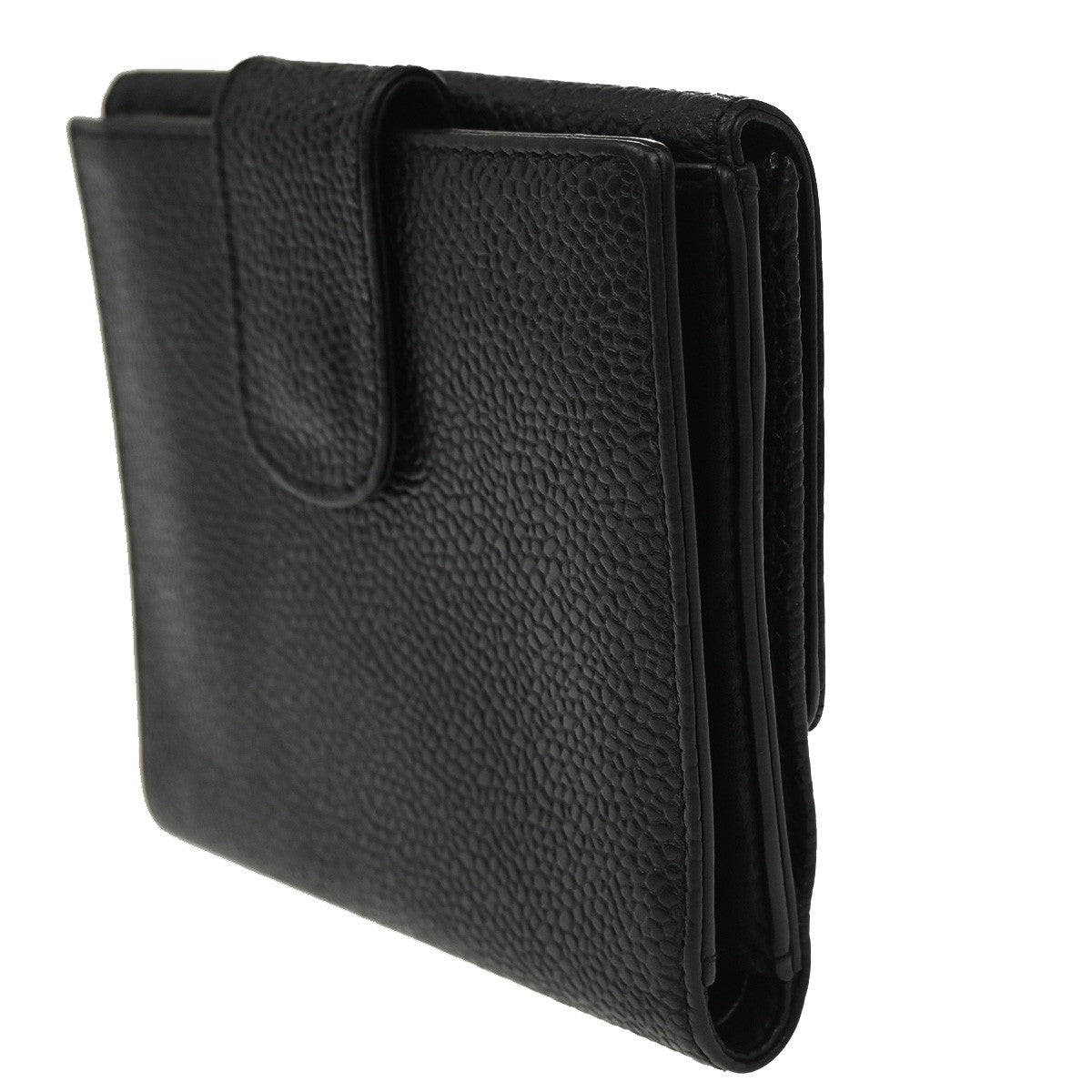 Chanel Timeless Trifold Wallet Leather