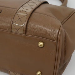 Burberry Nova Check Tote Leather