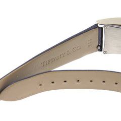 Tiffany & Co. East West 2-Hand Quartz Watch Stainless Steel and Leather
