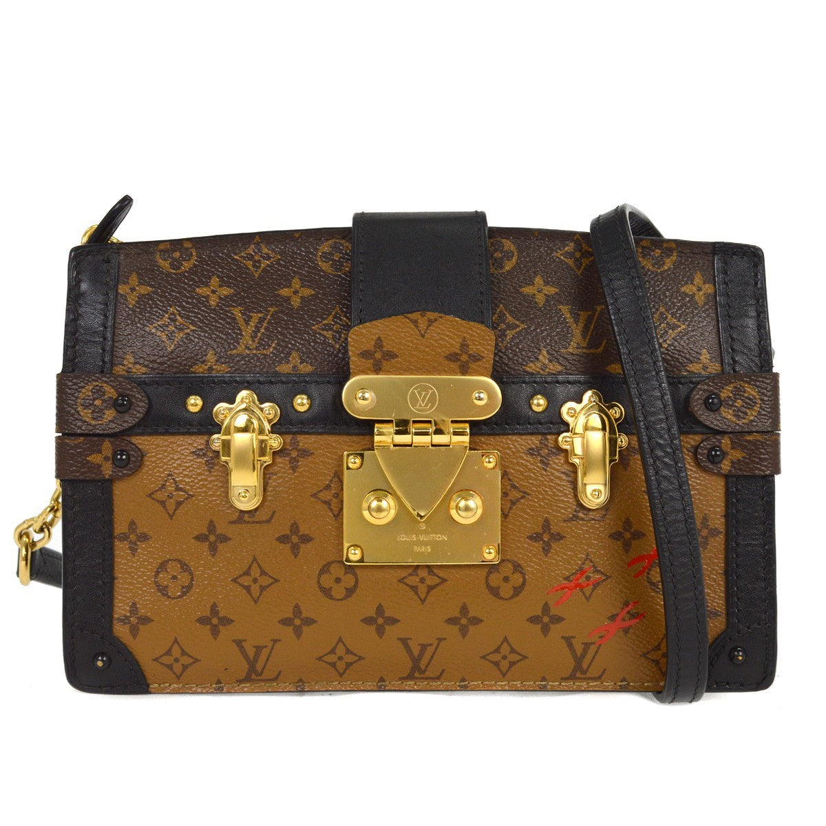 Louis Vuitton Trunk Clutch Reverse Monogram Canvas