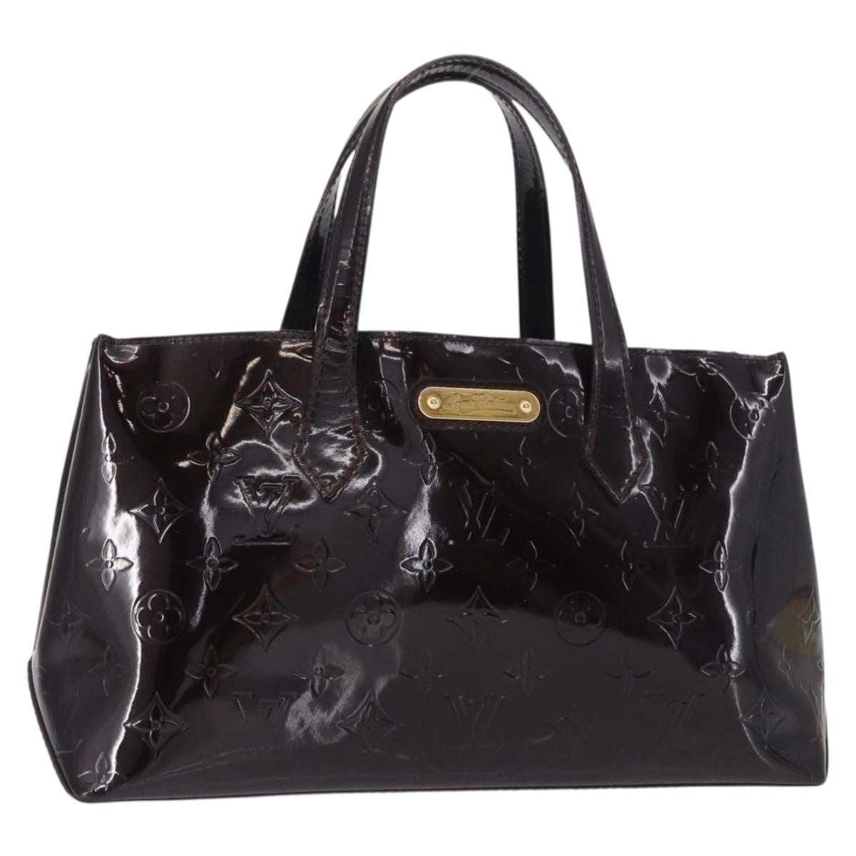 Louis Vuitton Wilshire Handbag Monogram Vernis