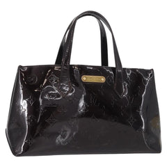 Louis Vuitton Wilshire Handbag Monogram Vernis