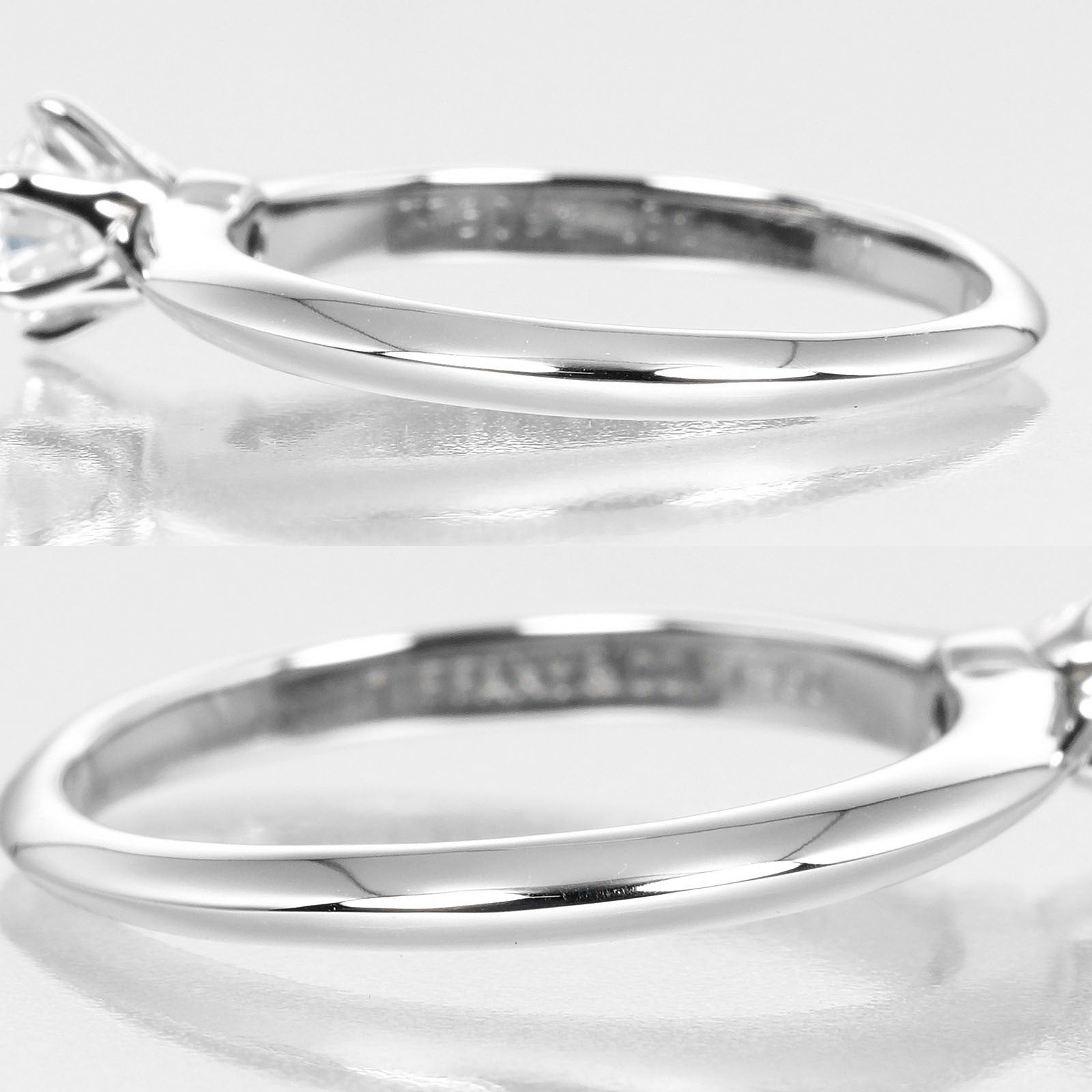 Tiffany & Co. Tiffany Setting Solitaire Ring Platinum with RBC Diamond