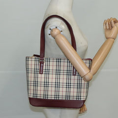 Burberry Nova Check Tote canvas check pattern
