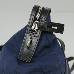 Prada Chain Shoulder Bag Quilted Tessuto