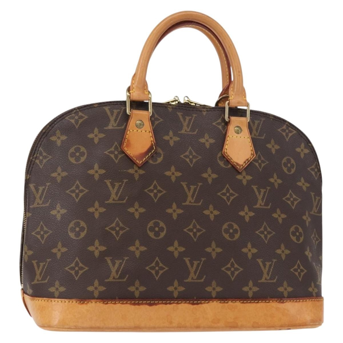 Louis Vuitton Alma Handbag Monogram Canvas