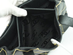 Chanel Surpique Tote Quilted Leather