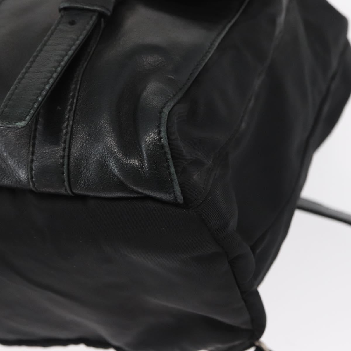 Prada Vela Double Front Pocket Backpack Tessuto with Saffiano Leather