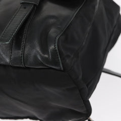 Prada Vela Double Front Pocket Backpack Tessuto with Saffiano Leather