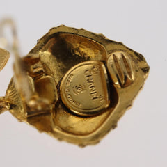 Chanel Ribbon Earring Metal