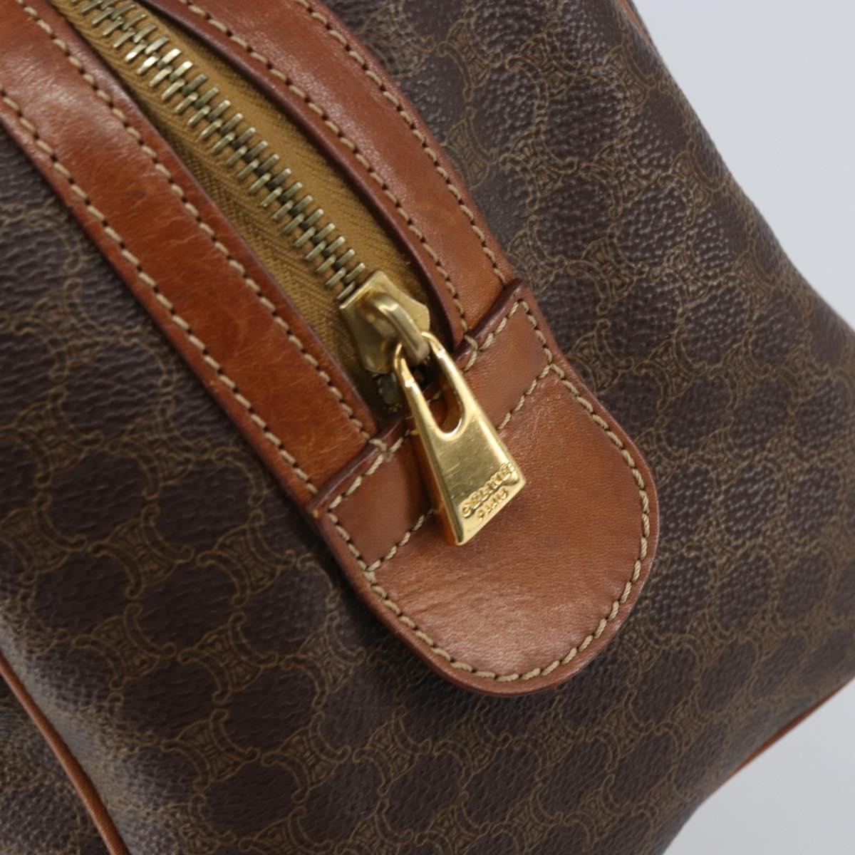 Celine Vintage Macadam Boston bag Canvas