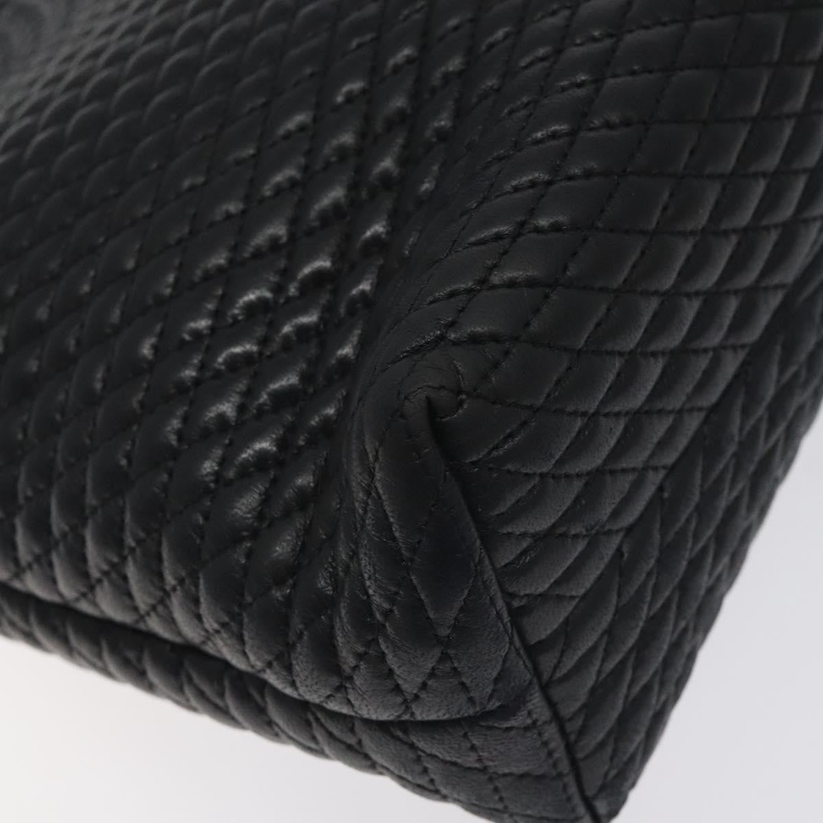 Bally Vintage Chain Shoulder Bag Quilted Leather
